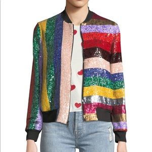 Alice and Olivia women’s bomber jacket